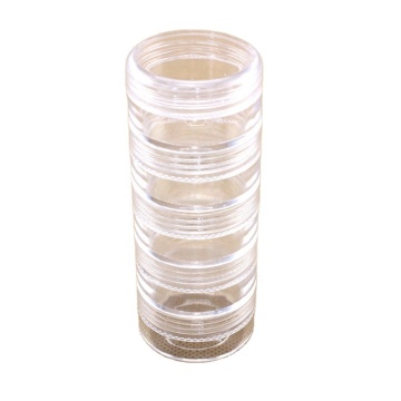 SP21 5-Piece PS Transparent Storage Bottles for Liquids and Powders
