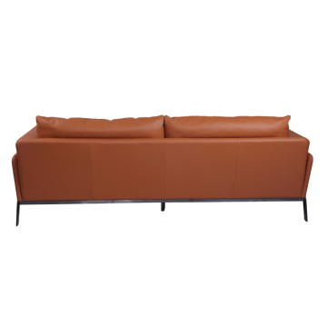 2020 Neues Design Tan Aniline Ledersofa