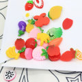 Mixed Fruit Series Slime Bead Making Supplies Fruit Slime Charms For DIY Collage Crafts