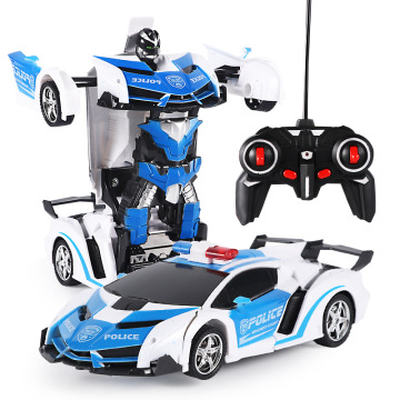 Transforming RC Car Toy: Flytec 2-in-1 Electric Deformation Robot Car with Remote Control