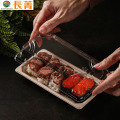 Dostępne biodegradowalne pojemnik na żywność sushi/taca