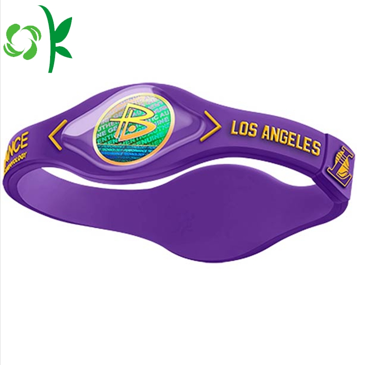 Personalized Basketball Silicone Energy Wristbands Adult