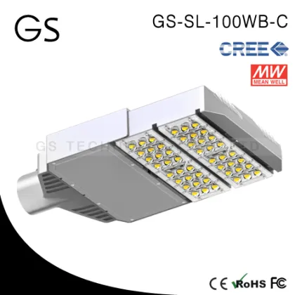 solar cob cree led side 100w led street light