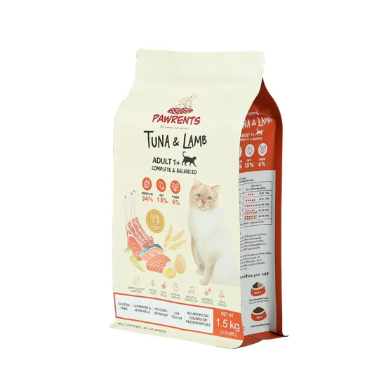 Custom Recyclable Pet Food Packaging - Moisture-Proof Cat Dog Food Bags