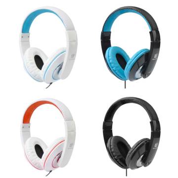 2016 fashion headphone 3.5mm 1.2m wired heasset portable Foldable headband headphones for phone computer mp3