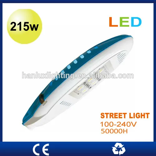 high power 50000h 215W LED street light manufacturer