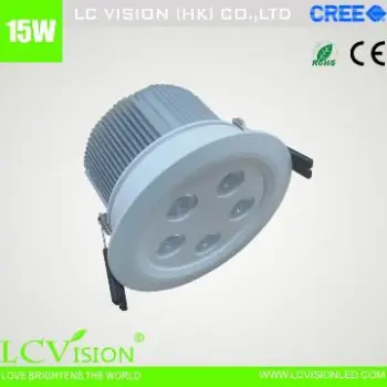 LED lighting / 15W CREE LED Down light / Dimming / Adjustable / 650 lm