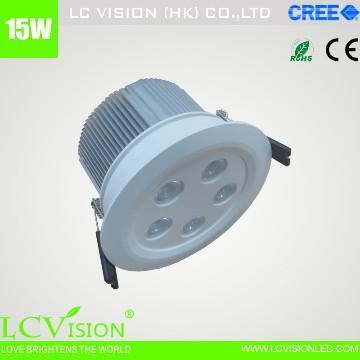 LED lighting / 15W CREE LED Down light / Dimming / Adjustable / 650 lm