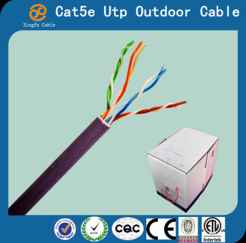 China selling high quality low price PVC jacket Cat5e Utp Outdoor Cable