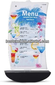 Perspex Menu holder