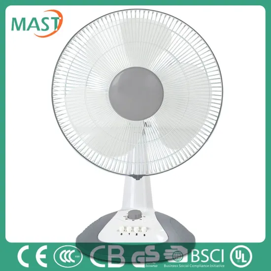 16 inches white air cooling table fan for household in 2016