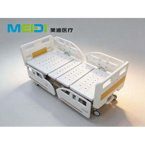 Customized Multifunctional Electric Hospital Bed with Central Control Brake & 4 Side Rails