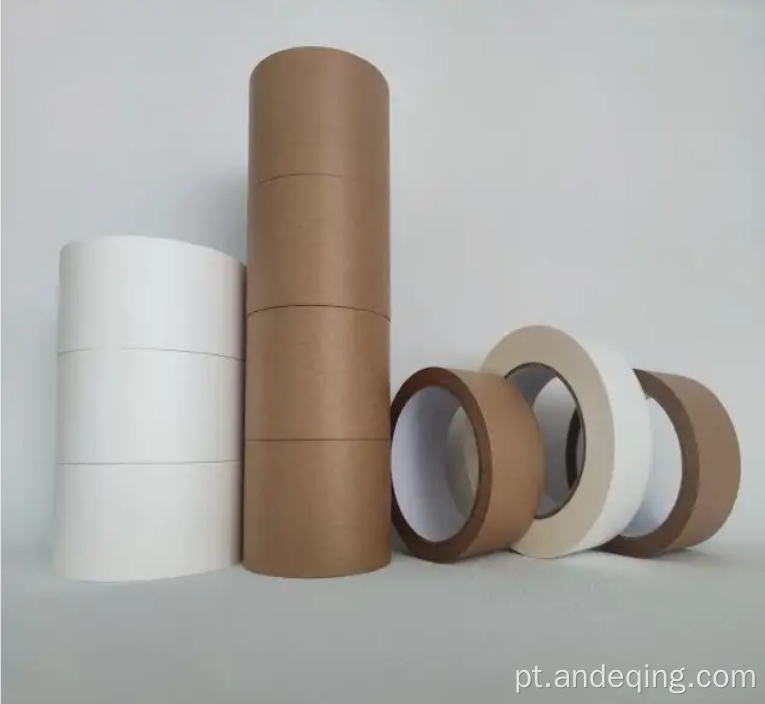 Fita de embalagem de papel kraft de kraft estampado personalizado