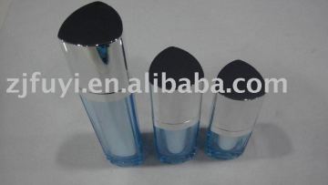 triangle acrylic cosmetic bottle