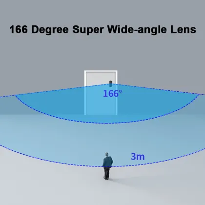 LEDEAST TYV30 Smart Video Doorbell - Tuya Smart Life Wireless WiFi Visual Doorbell