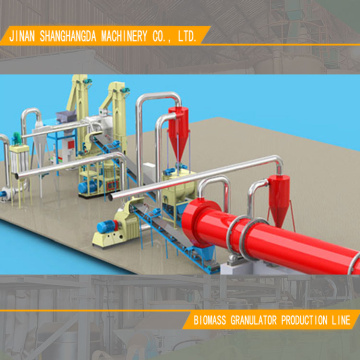 Línea de producción de palma granuladora