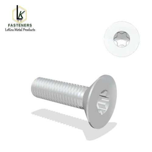 Шрубы Torx са сталёвай круглай галоўкай