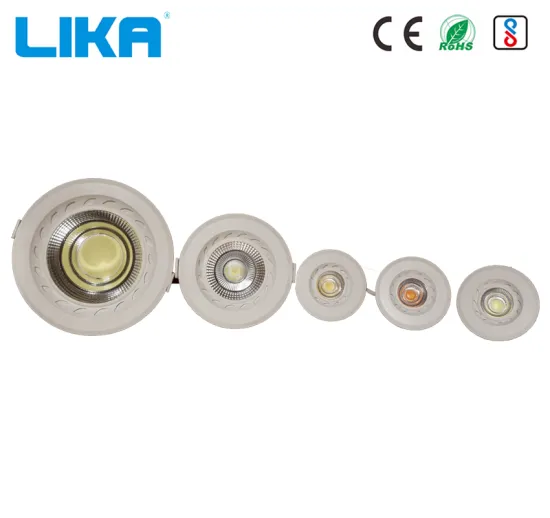 15W Ajustable Recessed Cob Ceiling PC Led DownLight