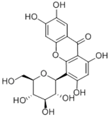 9H-Xanthen-9-one, 4-b-D-glucopyranosyl-1,3,6,7-tetrahydroxy- CAS 24699-16-9