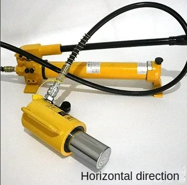 China Supplier Enerpac Small Bore 3 Stage Telescopic Hydraulic Cylinder with Hand Pump