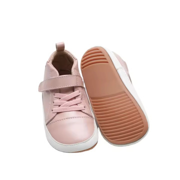 Sapatos descalços de couro para criança - meninos e meninas