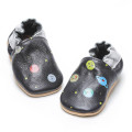 Navy Soft Cute Baby Leather Slippers Shoes