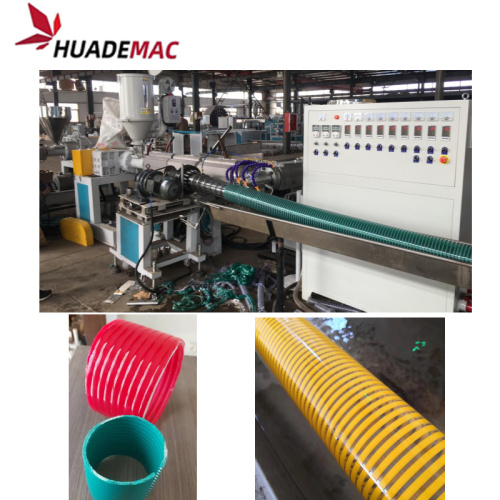 Sertifikat CE PVC Spiral Reinforced Hose Extrusion Line