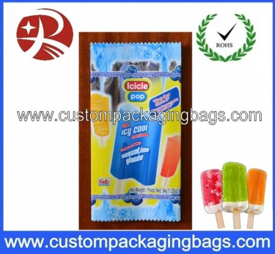 Ice Cream Plastic Food Packaging Bags Ecofriendly Biodegradable