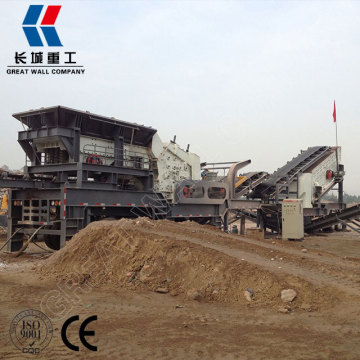 China Supplier Mobile Jaw Crusher 150 TPH Stone Crushing Line Price