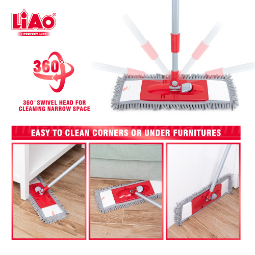 LA2001 Esfregona Plana Chenille 45cm