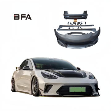 Tesla Model 3 Upgrade Kit - Semi-Carbon Fiber Body Kit
