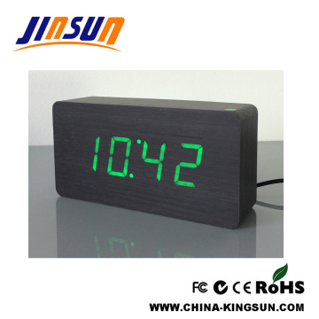 Square Desktop Led Alarm Clock Modern Style