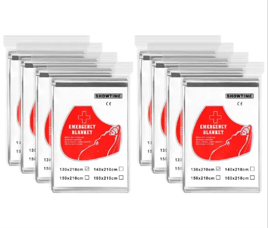 Survival Camping Emergency Mylar Blanket 160*210cm Outdoor Rescue Foil Survival Blanket