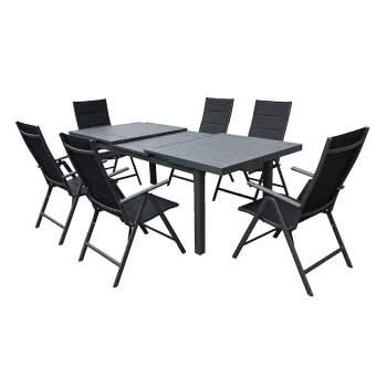 Customizable Full Aluminum Outdoor Tables for European Dining Gardens and Patios