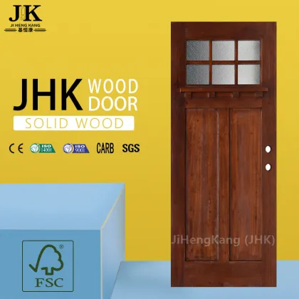 JHK Caronized Silver Bali Wood Interior Door