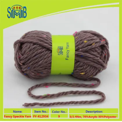 Oeko-Tex stylecraft yarn, Europe quality hand knitting yarn with colorful fiber, wholesale fancy knitting yarn