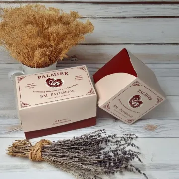 Small pastry packaging box