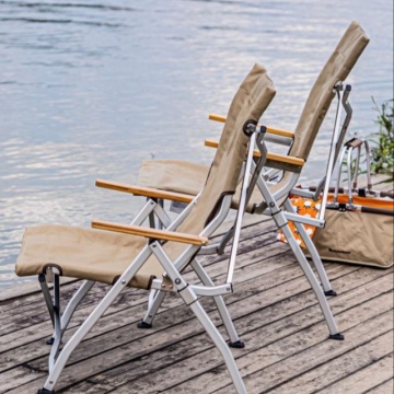MORE DESIGN Waterproof Portable Lightweight Hiking Travel Beach Camping Outdoor Folding Fishing Chair with Cup Holder