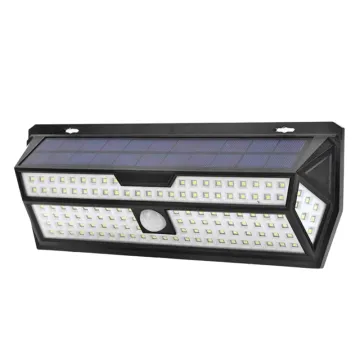 Factory OEM 132Led Super Bright Wide Angle Waterproof Wall Security Motion Sensor Solar Light For Garden Yard Pathway
