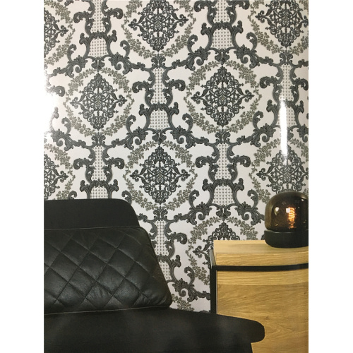 Wallcovering home de luxo PVC Papel de parede impermeável