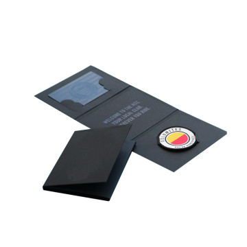 Custom Printing Logo Credit Card Box Packaging Sliding Sleeve for Gift Card Envelopes