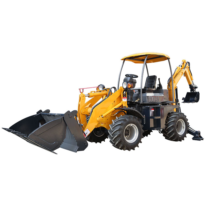 Wheel Backhoe Excavating Loader