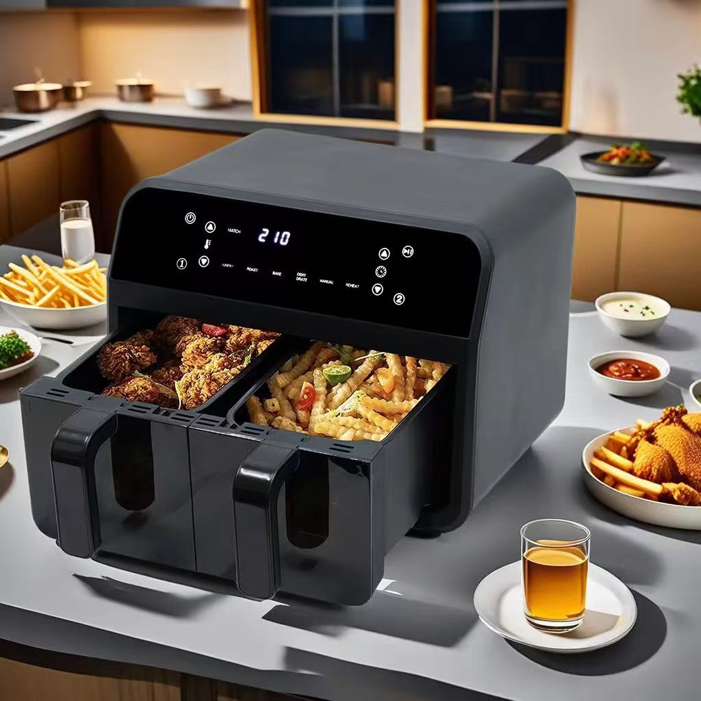 Double door air fryer