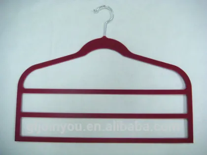Multifunction velvet racks, pants and skirt hangers