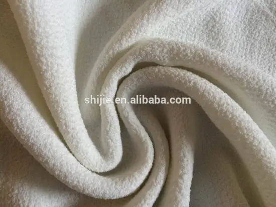 Polyester 4 way Spandex Dobby Crepe fabric for fashion/heavy 4 way spandex crinkle georgette/200GSm polyester stretch crepe