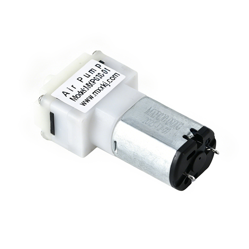 White mini air pump