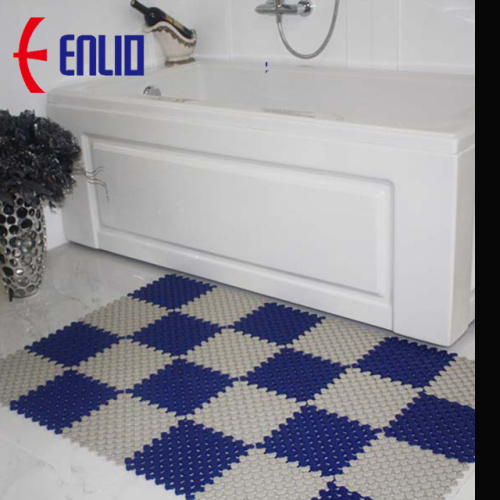 Tapete antiderrapante para áreas úmidas de PVC com azulejos para piscina