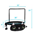 Kitty Cat Jumper Kids Soltero Bungee Mini Trampoline