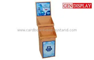 Spice Foods Cardboard Display Stand , Promotion Retail Disp