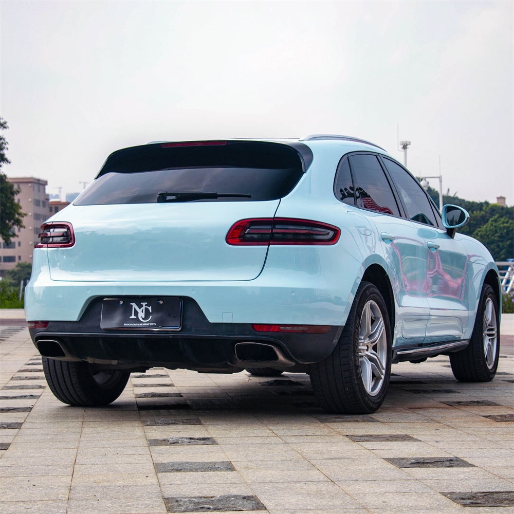 Glacier Blue Car Wrapping